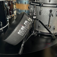 Pork Pie Round Drum Throne in Biker Black Top w/ Charcoal Sparkle Side *IN STOCK*