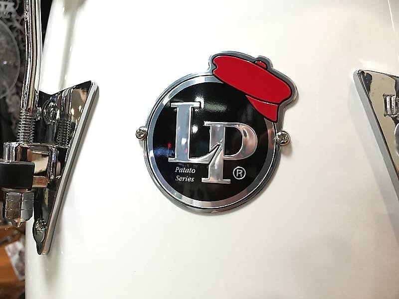 LP Latin Percussion LP522X-1WH Patato Signature Fiberglass 11" Quinto in White & Chrome *IN STOCK*