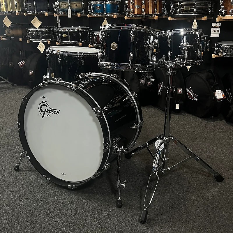 Gretsch USA Custom 10/12/16/22" Drum Set Kit in Piano Black Gloss