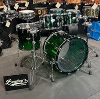 *Limited Edition* Pearl Crystal Beat Acrylic 10/12/16/22" Drum Set Kit in Emerald Glass #754