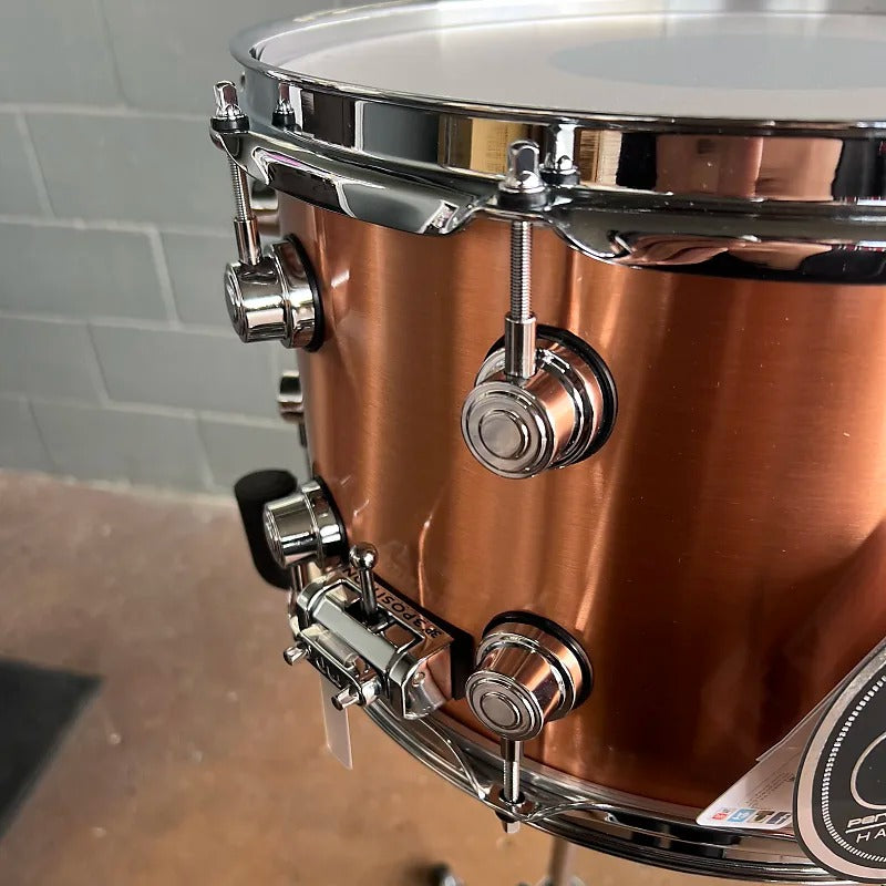 DW DRPM0814SSCP Performance Series 8x14" 1mm Polished Copper Snare Drum