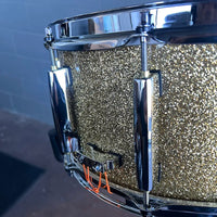 Pearl MCT1465S/C347 Masters Maple Complete 6.5x14" Snare Drum in Bombay Gold Sparkle Lacquer *IN STOCK*