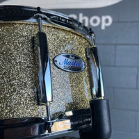 Pearl MCT1465S/C347 Masters Maple Complete 6.5x14" Snare Drum in Bombay Gold Sparkle Lacquer *IN STOCK*