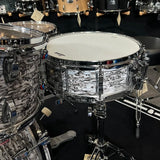 *NEW* Limited Edition Ludwig Classic Maple Downbeat 12/14/20" Drum Set Kit w/ Matching 14" Snare in White Abalone