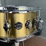 DW DRPM6514SSBP Performance Series 6.5x14" 1mm Polished Brass Snare Drum