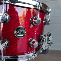 DW Performance Series 8x14" Snare Drum in Cherry Stain Lacquer Gloss