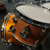 Gretsch Brooklyn Series 12/16/22" Drum Set Kit in Gold Sparkle Nitron