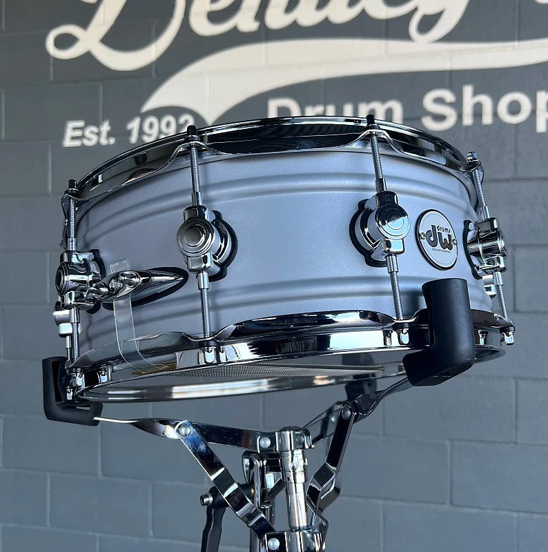 DW DDSD5514MACR Design Series 5.5x14" Matte Aluminum Snare Drum