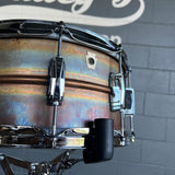Ludwig LB552R Raw Bronze Phonic 6.5x14" Snare Drum w/ Imperial Lugs