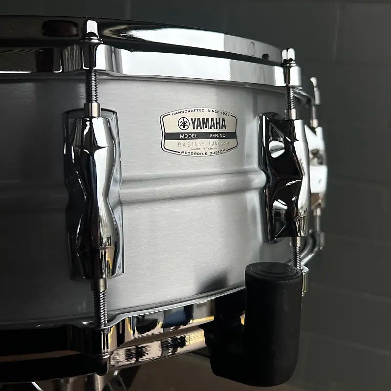 Caisse claire en aluminium Yamaha RAS-1455 Recording Custom 5,5x14" *EN STOCK*