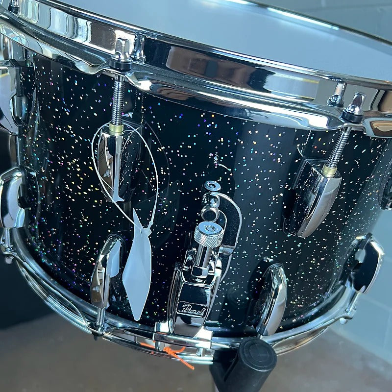 Pearl STS1480S/C316 Session Studio Select 8x14" Snare Drum in Black Halo Glitter