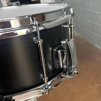 SJC Drums Tour Series 6.5x14" Maple Snare Drum in Matte Black (Store Demo)