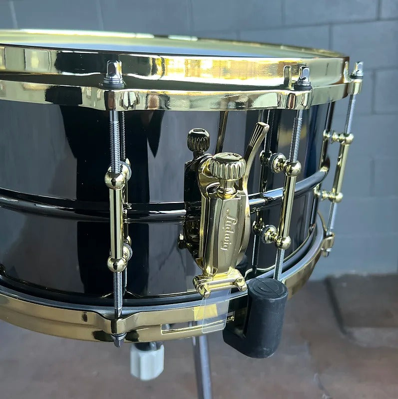 Ludwig USA LB417BT Black Beauty Brass Shell 6.5 x 14 Snare Drum w/ Brass  Hardware