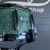Pearl MCT1465S/C348 Masters Maple Complete 6.5x14" Snare Drum in #308 Absinthe Sparkle Lacquer