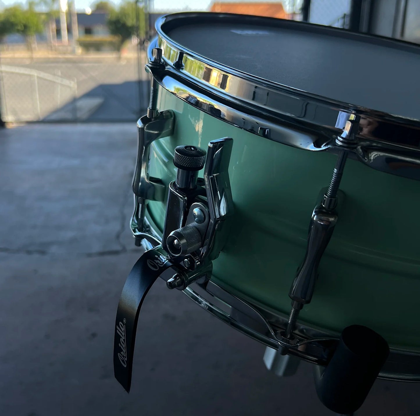 Oriollo Phantom Series 6x14" Seamless Aluminum Snare Drum in Retro Green *IN STOCK*