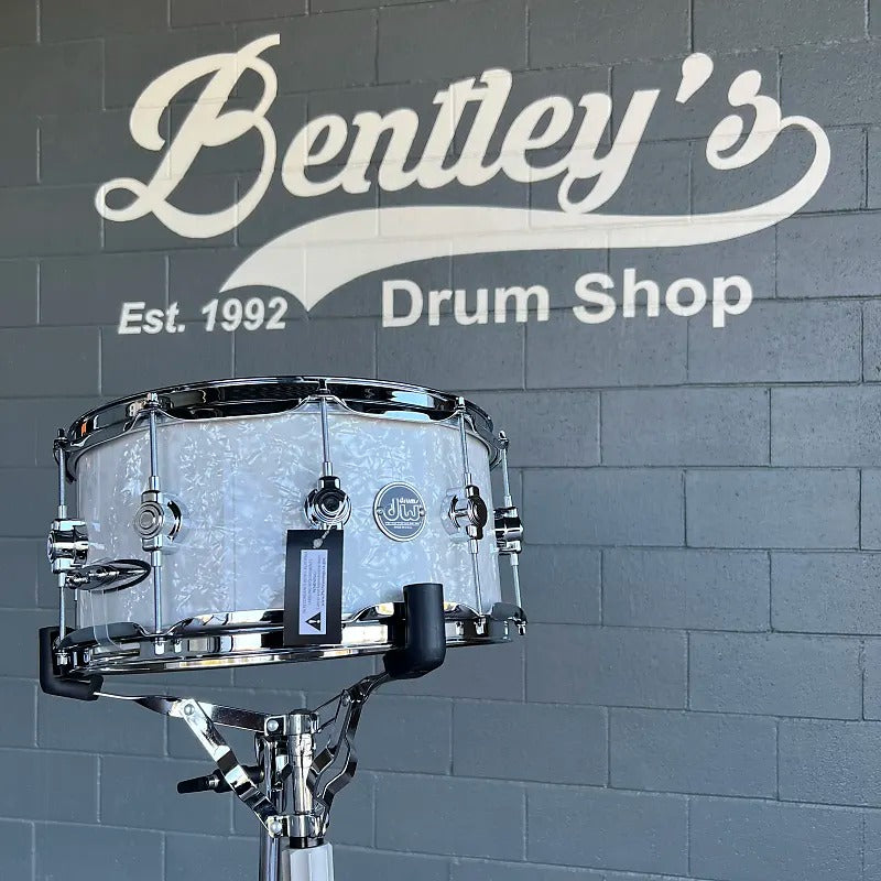 DW Performance Series 6.5x14" Snare Drum in White Marine Pearl