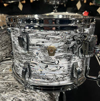 *NEW* Limited Edition Ludwig Classic Maple Downbeat 12/14/20" Drum Set Kit w/ Matching 14" Snare in White Abalone