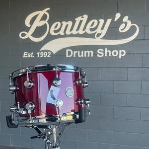 DW Performance Series 8x14" Snare Drum in Cherry Stain Lacquer Gloss