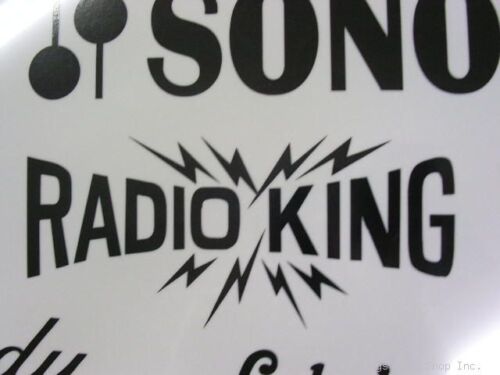 30s RadioKing Black Bolt Vintage Logo Sticker/Decal (High Quality 3M Vinyl)