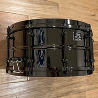 Ludwig Universal Series 6.5x14" Black Nickel over Brass Snare Drum with Black Nickel Hardware *IN STOCK*