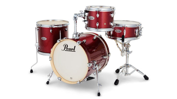 Pearl MDT764P/C704 Midtown Series 10/13/16 Drum Kit Set in Black Cherry Glitter w/ Matching 13