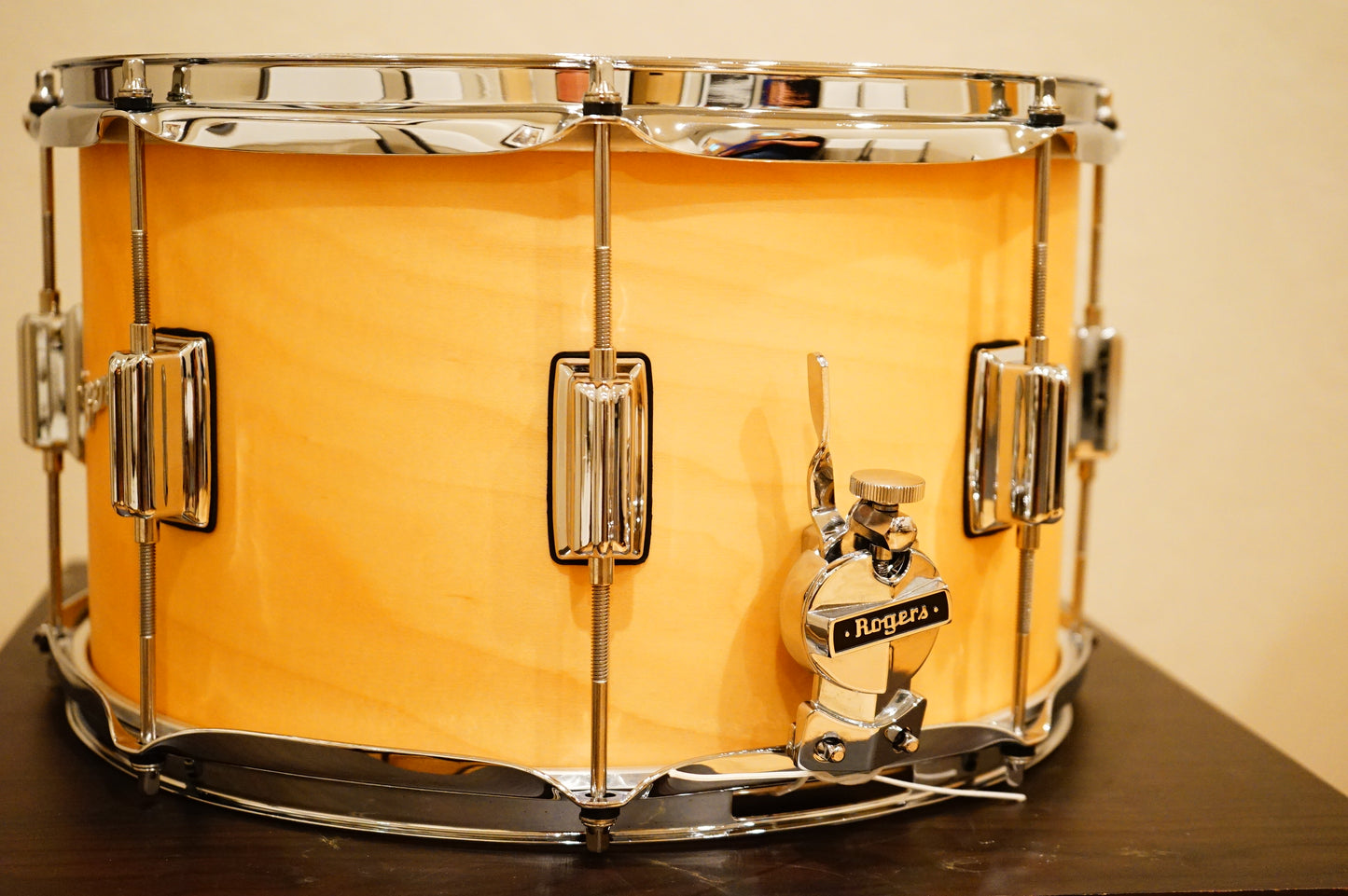 Caisse claire Rogers PowerTone 8x14" Natural Satin *EN STOCK* 