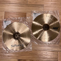 Paire de cymbales Sabian 15" AAX Thin Hi Hat