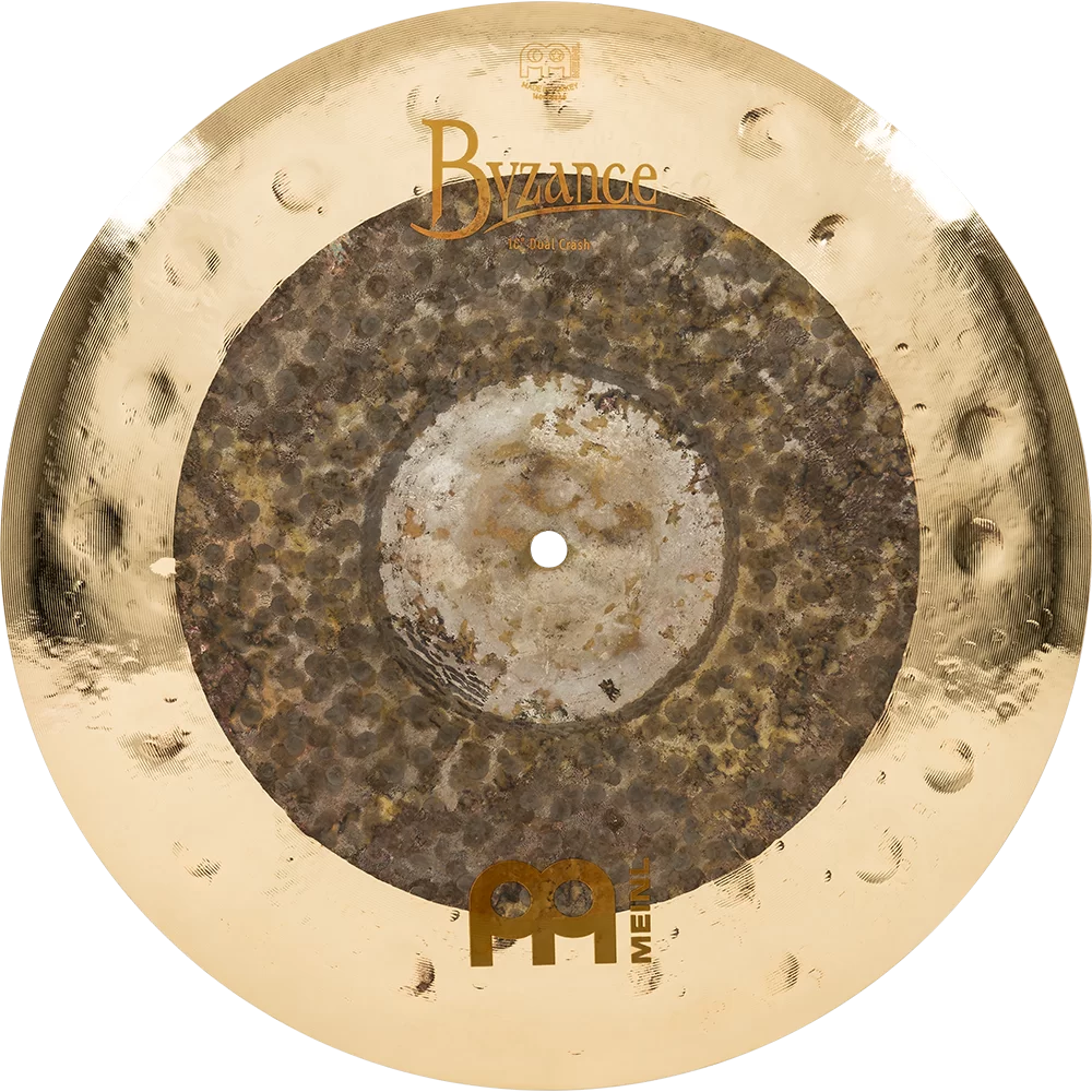 Cymbale crash double Meinl B16DUC 16" Byzance avec démonstration vidéo