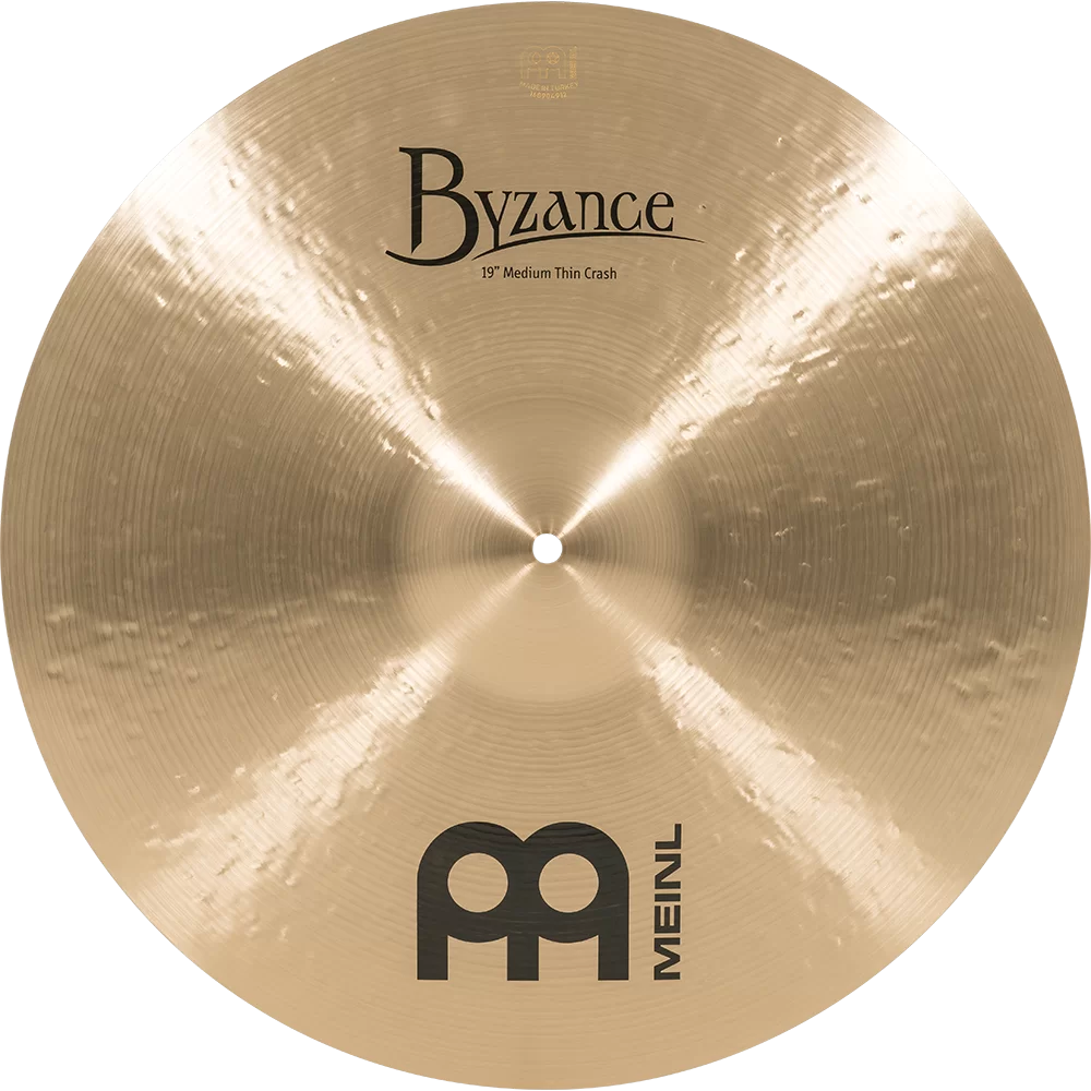 Cymbale crash traditionnelle Meinl B19MTC 19" Byzance Medium-Thin