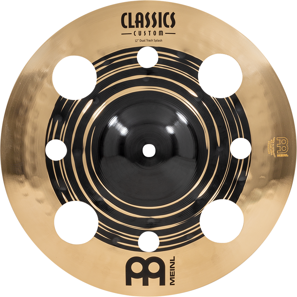 Meinl CC12DUTRS 12" Classics Custom Dual Trash Splash Cymbal w/ Video Demo