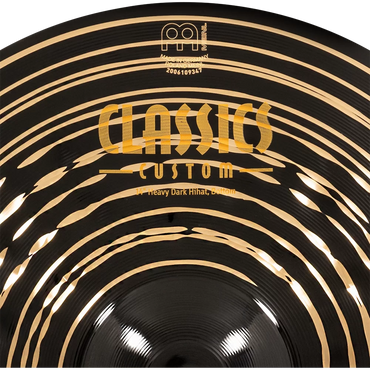 Par de platillos Meinl CC14HDAH Classics Custom Dark Heavy Hi-Hat de 14"