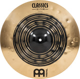 Meinl CC16DUC 16" Classics Custom Dual Crash Cymbal w/ Video Demo