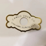 Camco Drum Company Oaklawn, Illinois Drum Badge