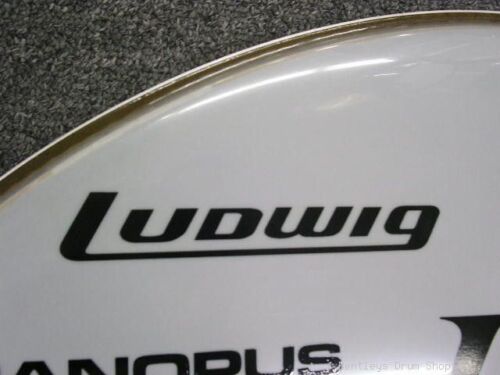 Early 70s Ludwig Black Replica Vintage Logo Sticker/Decal Hi Quality 3M Vinyl