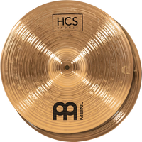 Meinl HCSB15H 15" HCS Bronze Hi-Hat Pair Cymbals