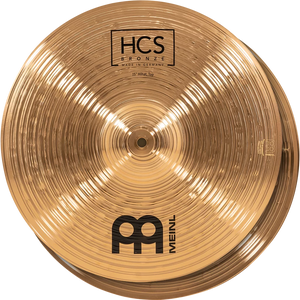 Meinl HCSB15H 15" HCS Bronze Hi-Hat Pair Cymbals
