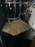 Bentley's Drum Shop Handmade Leather Large Stick Bag in Hunter Green