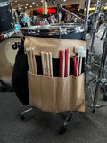 Bentley's Drum Shop Handmade Leather Large Stick Bag in Burgundy
