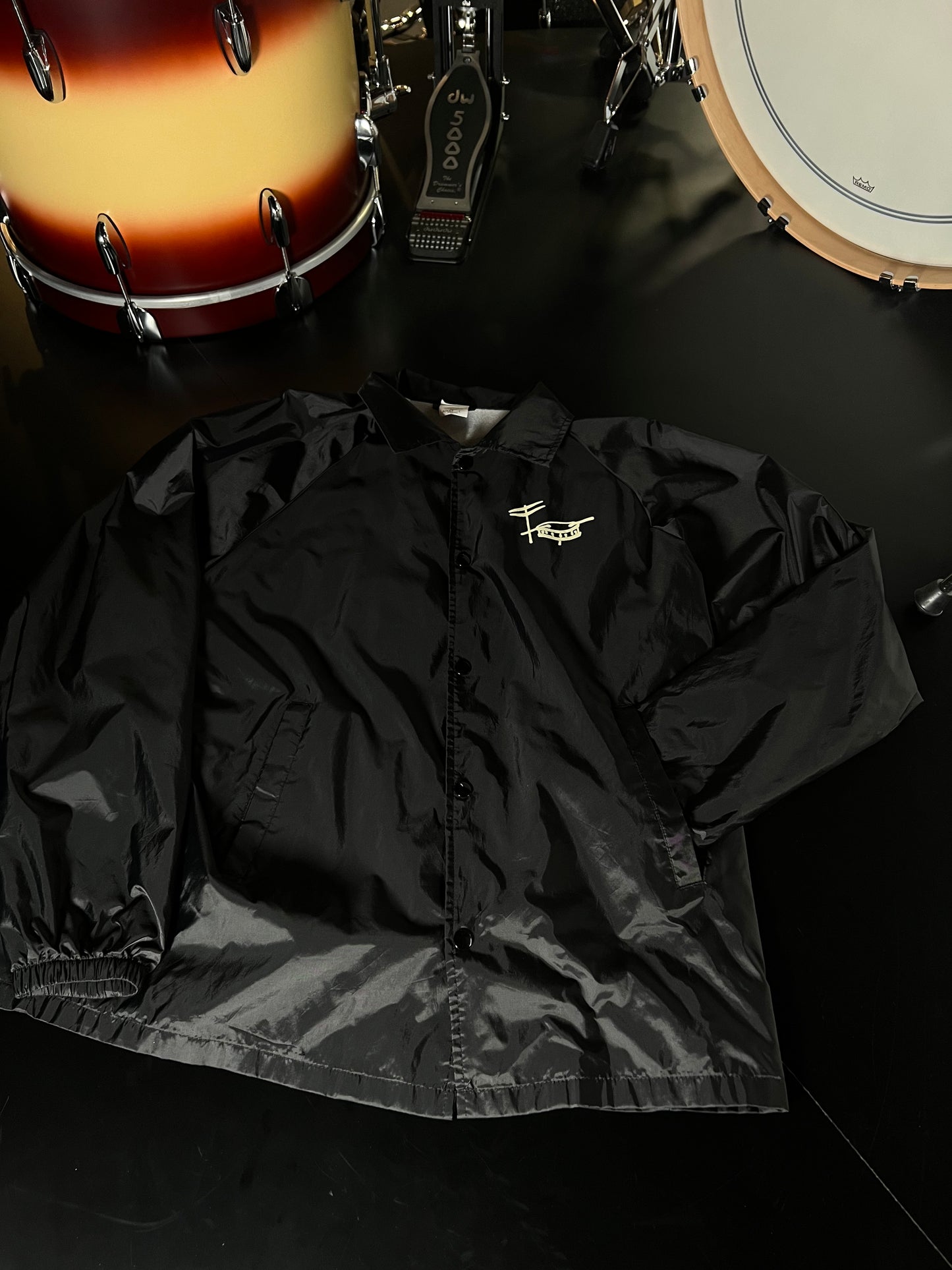 Veste coupe-vent vintage Drum Shop de Bentley