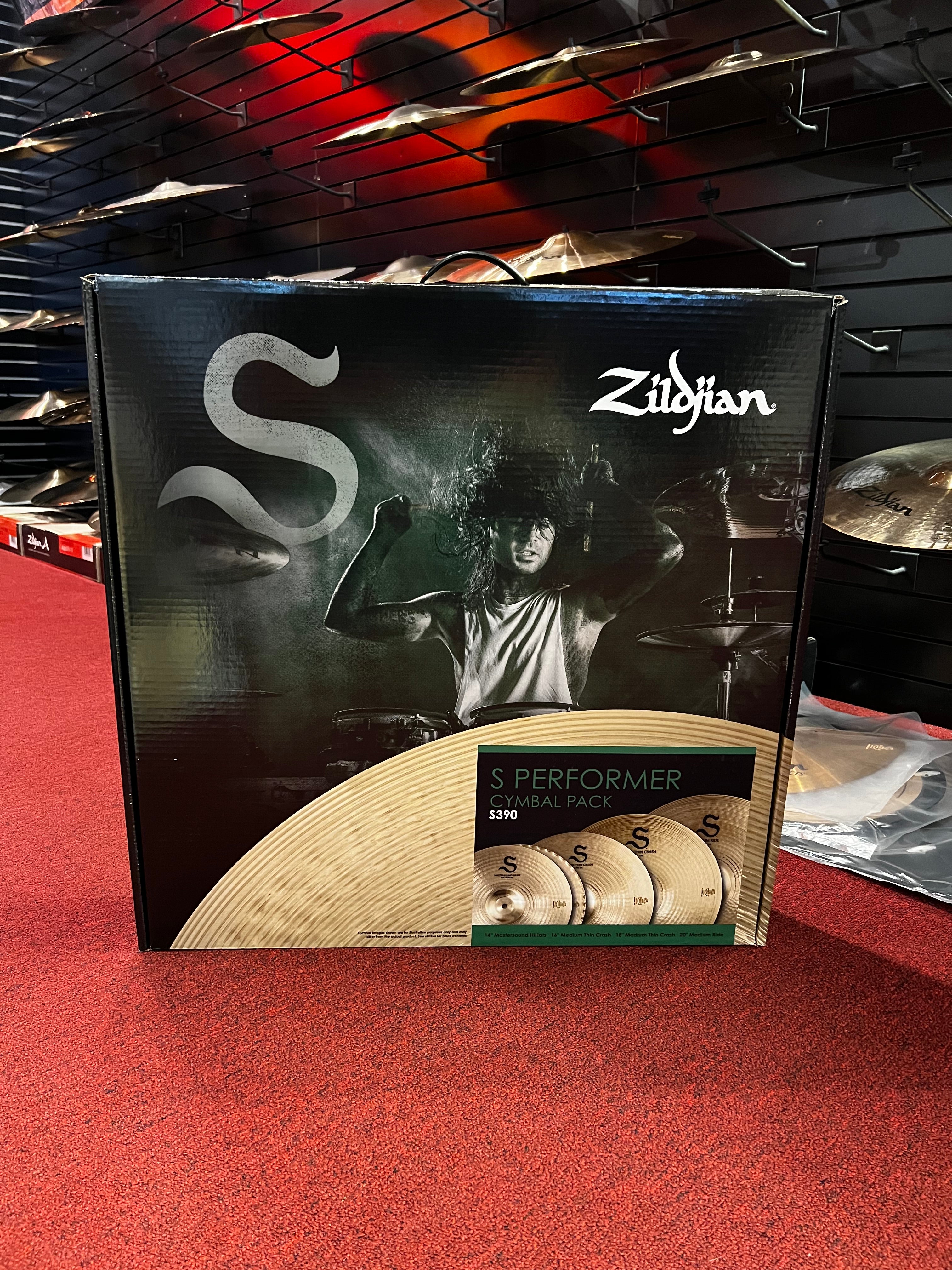 Zildjian S390 14 16 18 20 S Series Performer Cymbal Pack Bentley s Drum Shop