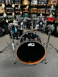 DW Collector's Series 10/12/16/22 Maple/Mahogany Drum Kit Set in Black Velvet