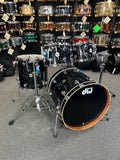 DW Collector's Series 10/12/16/22 Maple/Mahogany Drum Kit Set in Black Velvet