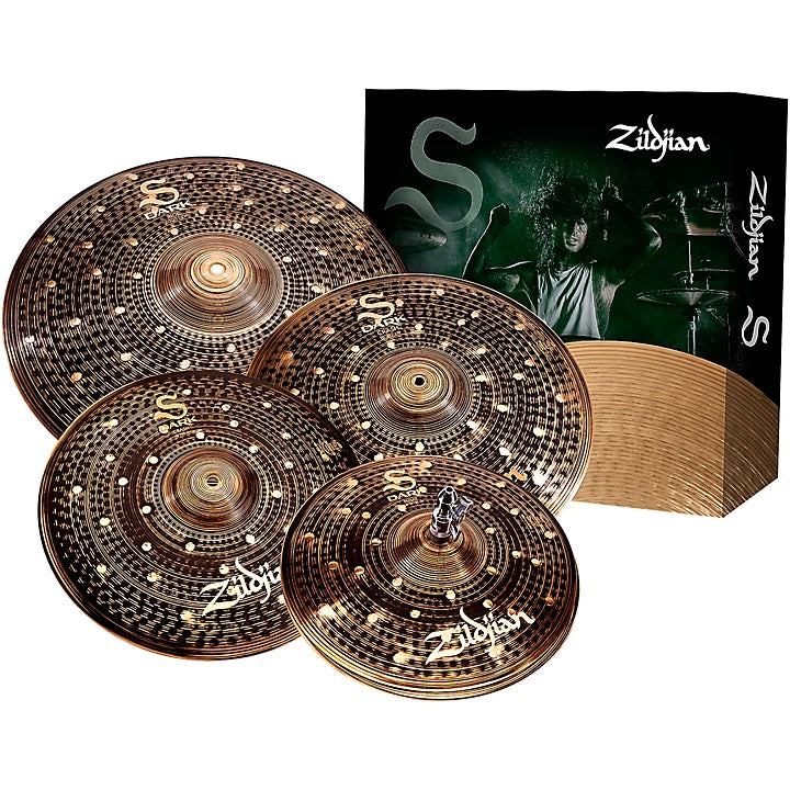 Pack de cymbales Zildjian S Series Dark 14/16/18/20"