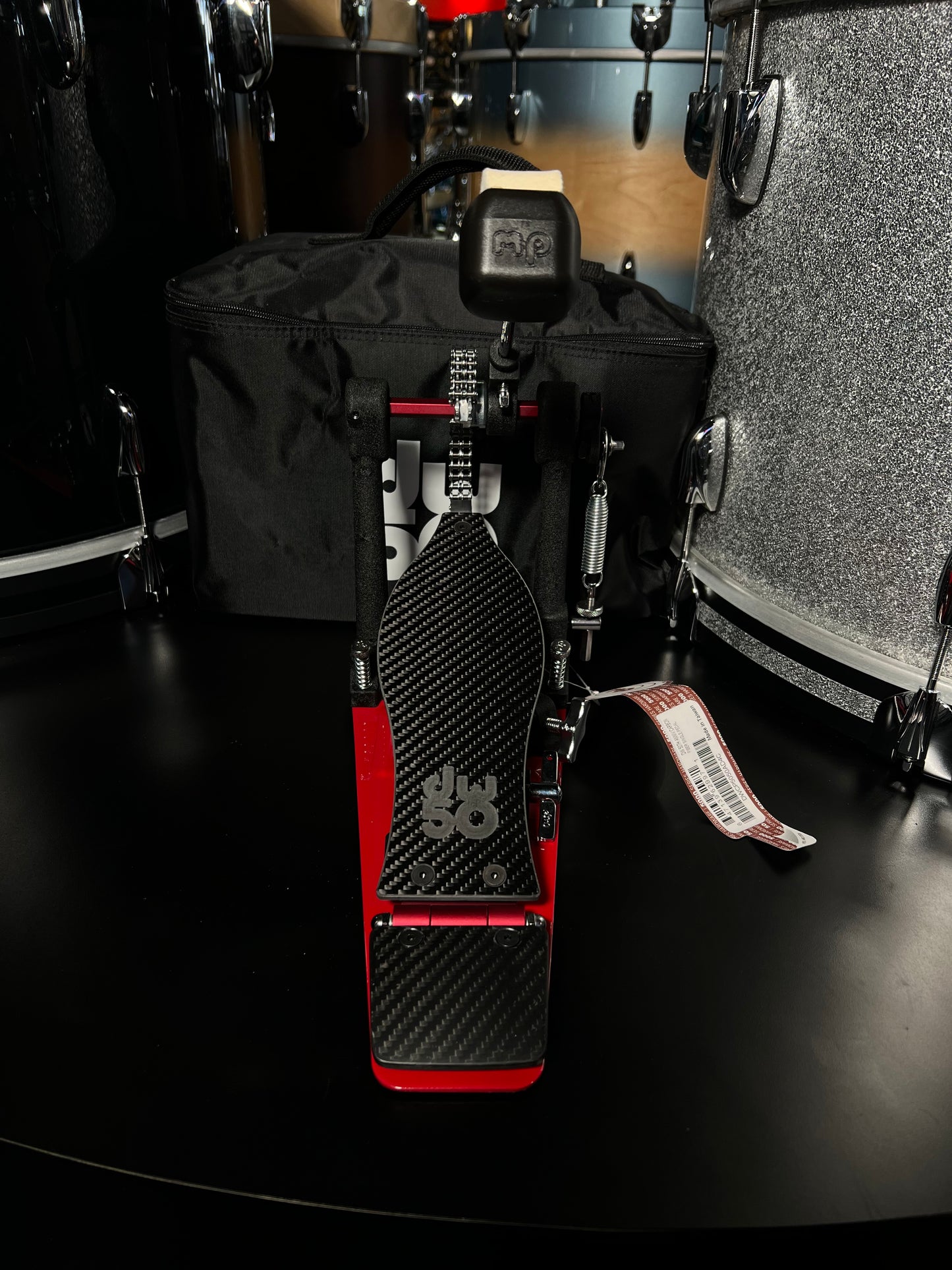 dw 50 pedal LIMITED EDITION~ DW 50th Anniversary Carbon Fiber Single Pedal DWCP50 – Bentley's Drum Shop