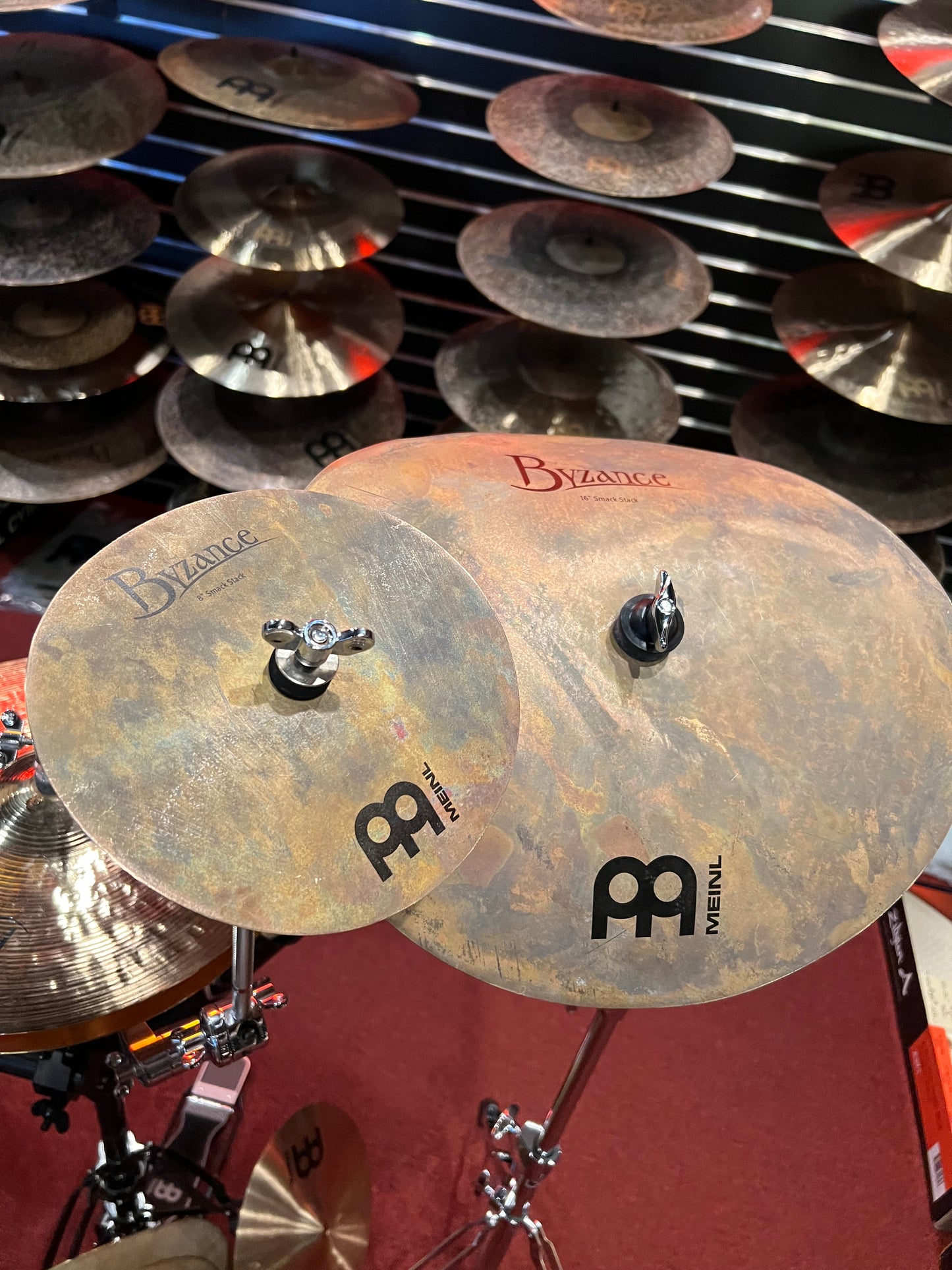 Pack complémentaire Meinl B86VSMA Byzance Vintage 8/16" Smack Stack