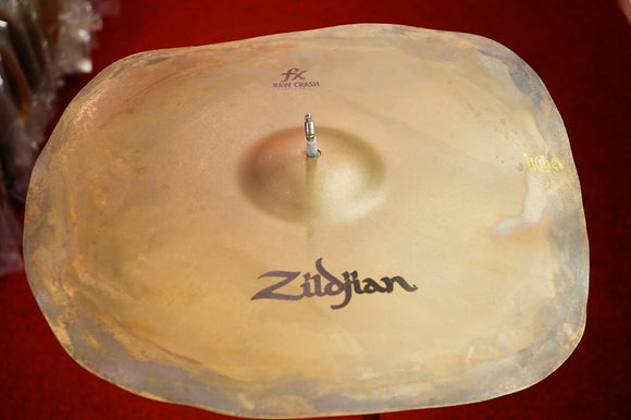 Zildjian FXRCLG FX Raw Crash Large Bell Effects Cymbal w/ Video Demo