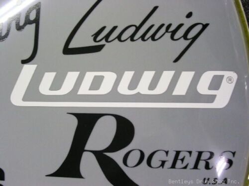 Late 70s/80s Ludwig White Logo Sticker/Decal (High Quality 3M Vinyl)
