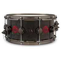 DW Limited Edition ICON 6.5x14" Alex Gonzalez (MANA) Snare Drum - Grey Birdseye Maple Outer Veneer