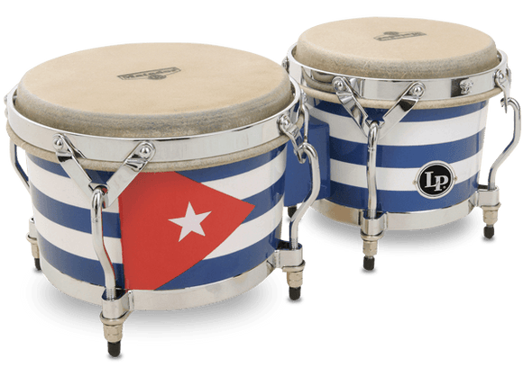 LP Latin Percussion M201-QBA Matador Series Cuban Heritage Wood Bongo Set