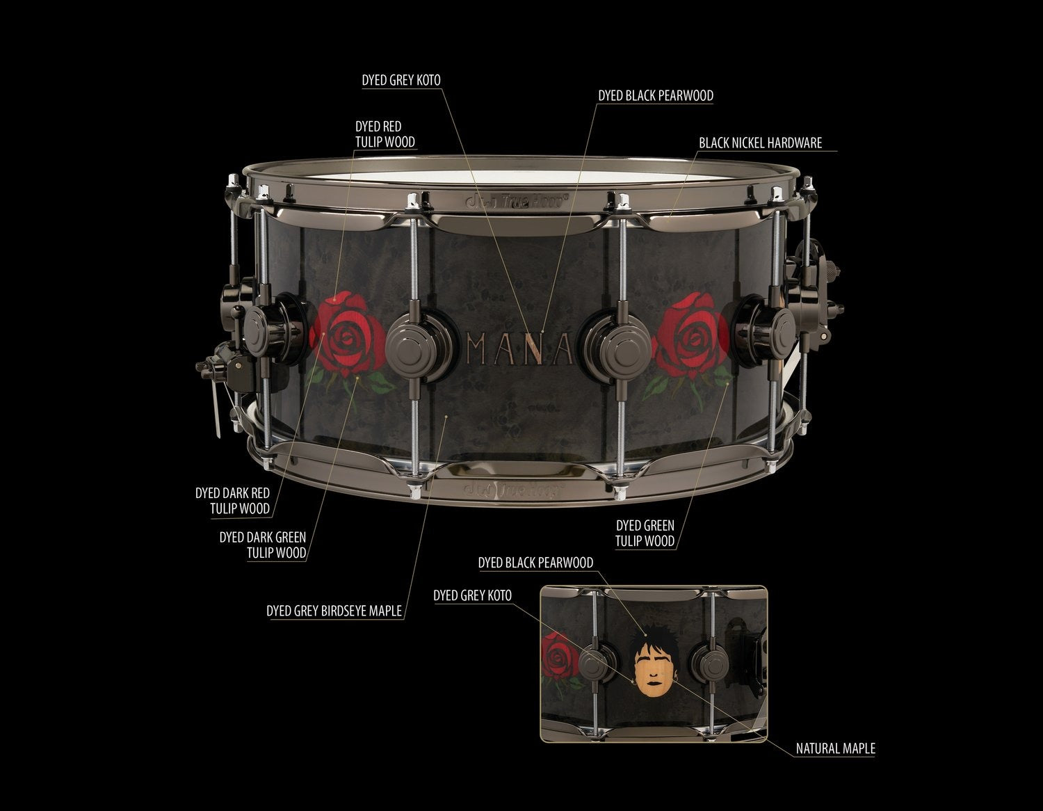 【中古】THE DUKE Limited Edition 50th VANDOR DW Limited Edition ICON 6.5x14